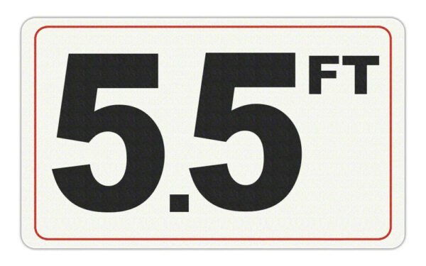 DEPTH MARKER 5.5FT N/SKID