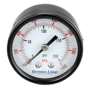 PRESSURE GUAGE 0-60psi-BACK